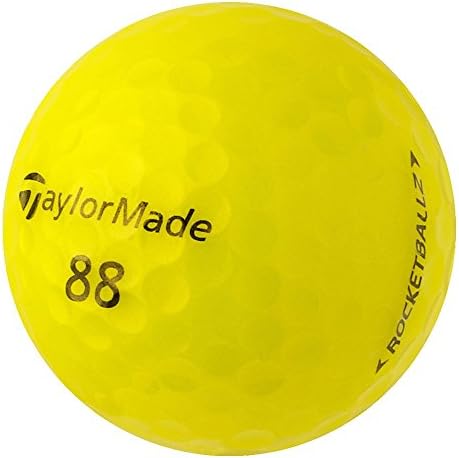 PearlGolf 25 Taylor Made Rocketballz Yellow Golf Balls - A Grade / AAA - Lake Balls