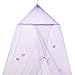 Princess Bed Canopy - Beautiful Butterfly Childrens Bed Canopy in Lilac - Quick and Easy To Hang Girls Bedroom Accessories - Perfect Gift for Girls, Daughters and Granddaughters