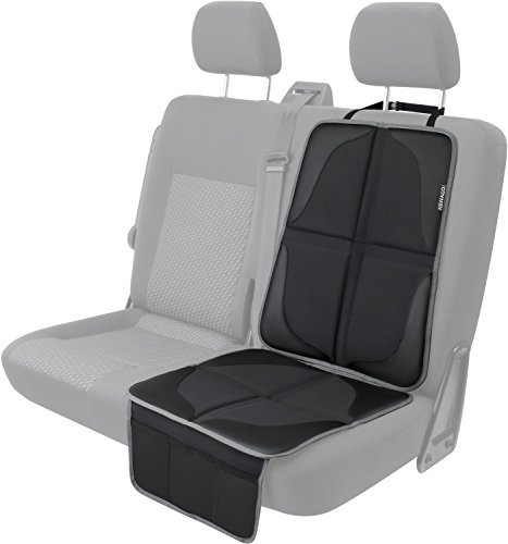 Kindersitzunterlage Rip-Stop Premium Autositzauflage und Autositz Schutz von Kewago, schmutzabweisend, Isofix-geeignet universell passend - 4