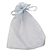 Produktbild Generisches Kordelzug Organza Hochzeits Süßigkeit Verpackung Geschenk Beutel Schmuckbeutel Beutel 50pcs (15x20cm) (Grau)