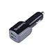 Produktbild Lumsing KFZ Ladegerät QC3.0 24W Dual USB Auto Ladegerät Schnellladegerät USB Car Charger für Samsung Galaxy S7/S6/Edge/Plus, Apple iPhone/iPad /iPod Air, Touch, Mini, Pro, 7, 7 Plus, 6S, 6S Plus Schwarz