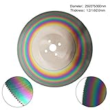 Diámetro del agujero: 32 mm ZhuJinSheng Pieza de corteHoja de Sierra Circular de Acero de Alta Velocidad de 10 \'\' Disco de Corte de 250 mm / 275 mm para Acero Inoxidable HSS Thickss 1.2/1.6/2 mm, 250 mm x 1.2 mm
