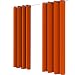 Produktbild Gräfenstayn® Alana - blickdichte einfarbige Thermogardine Verdunklungsgardine mit Ösen - 135 x 245 cm - viele attraktive Farben - mit Öko-Tex Siegel - Gardine Vorhang (Orange)