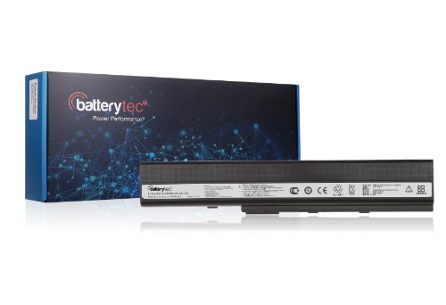 Original Batterytec® Laptop-Batterie für ASUS A31-K42 A32-K42 A31-K52 A32-K52 A41-K52 A42-K52 X52JK X52JR X52N A52F X52DR X52F X52DE .[10.8V 4400Wh 12 Monate Herstellergarantie]