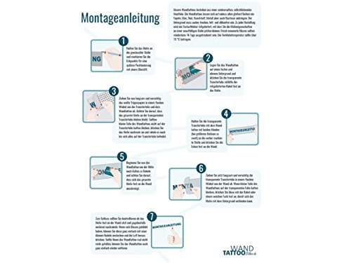 Wandtattoo-bilder® Wandtattoo Die Vergangenheit ist Geschichte Nr 3 Wanddeko Wohnzimmer Dekoration Größe 100×26, Farbe Schwarz - 4