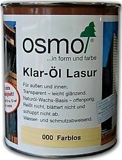 000 Klar-Öl-Lasur 2,500 FARBLOS 2,5 LITER