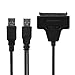 Price comparison product image prettygood7 Hard Drive Adapter USB 3.0 to 2.5”/3.5” SATA / IDE with Power Supply Portable 2.5 Inch External Hard Drive for PC and Mac UK