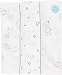 Alvi 9381651 Muslin Nappies"Best Friends" Set of 3, Blue