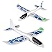 Produktbild Gusspower Styroporflieger Flugzeug, LED Nacht Handstart Trägheit Schaum Segelflugzeug Werfen Fliegen Modell, für Partys, Kinder, Dekoration, Geschenke, Draußen und andere Ereignisse (Blau)