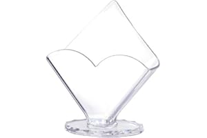 YFairy - Napkin Holder, Clear Acrylic, Paper Serviette Dispenser, Decorative Tissue Rack Box for Home Bar Hotel Dining Table Kitchen Counter