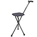 Produktbild TIAN-Folding cane Walker Cane Stuhl mit Hocker Stick Alter Mann Spazierstock dreibeiniger älterer multifunktionaler Klappstuhl