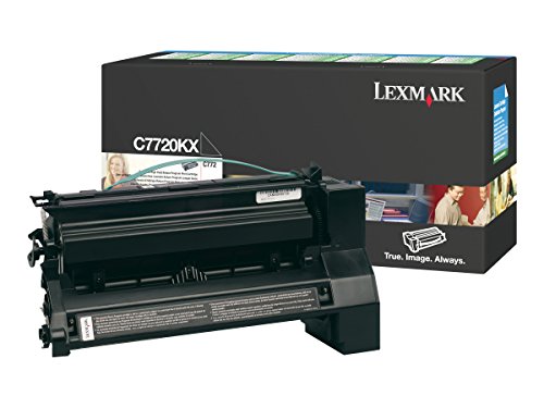 Lexmark C7720KX C772 Tonerkartusche schwarz extra hohe Kapazität 15.000 Seiten Ruckgabe
