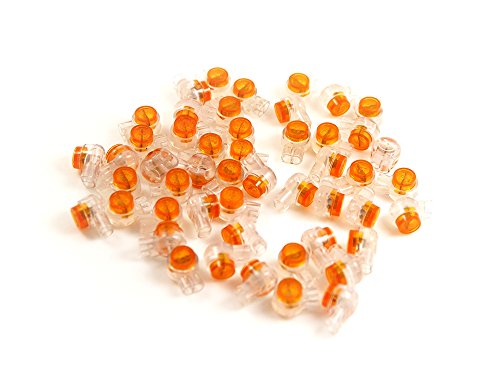 iParaAiluRy 50X Yellow K1-Draht-Verbindungs ??UY Kabelverbinder Beste UY Joint Lock-Stecker für Telefon-Netzwerkleitungen - 2