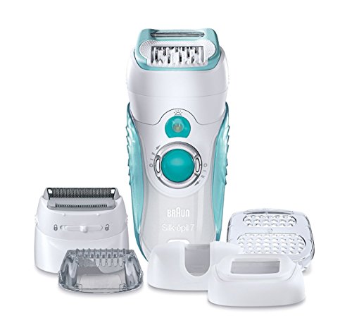 Braun Silk Epil 7-751 Wet & Dry Dual Epilator w/ 5 attachments