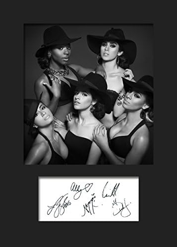 FIFTH HARMONY #2 | Signed Mounted Photo Reprint | A5 Size to Fit 6x8 Inch Frames | Machine Cut | Photo Display | Present Gift Collectible