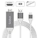 Price comparison product image Compatible with iPad iPhone to HDMI Adapter Cable, iPhone to HDMI Cable, Geabon 6.6ft HDMI Adapter Cord Support 1080P HDTV Compatible with iPhone X 8 7 6 Plus 5s 5, iPad, iPod to TV Projector Monitor