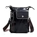 Produktbild LXIANGP Männer Multifunktions-Umhängetasche Leder Outdoor-Bekleidung Gürtel Taschen hängende Taille Mode Mobile Wallet Messenger Bag