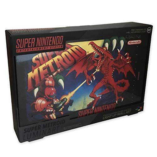 Preisvergleich Produktbild Paladone - Metroid Touchlampe Super Metroid Luminart - Offizielle Nintendo