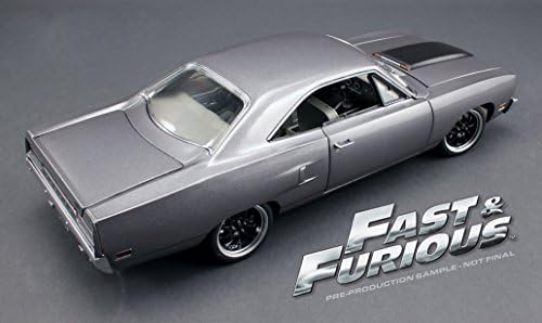 Greenlight 18857 Plymouth-Road Runner-1970-Fast and Furious Die-Cast Vehicle, Black/Grey