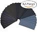 Produktbild 42 Stück nass trocken Schleifpapier 120 bis 3000 Grit Sortiment 9 * 3,6 Zoll Schleifpapier Blätter für Automotive Schleifen, schlichten Holzmöbeln, Finishing Holz Turing
