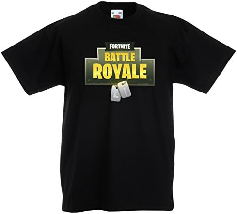 Naughtees Fortnite Battle Royale Children's T-Shirt. Collect, Build, Fight, Survive.