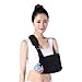 Produktbild XGG Erwachsene One Size Arm Sling Schulterstütze, medizinisch geprüft, Easy Fit, Daumenschlaufe, Unisex-Schwarz,Black,L