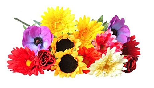 SANDINI Autovase mit Seidenblume/ Kunstblume – Die kultige Blumenvase als Cockpit-Deko – GROSSE AUSWAHL – GRATIS Organzabeutel – Auch für die Verwendung mit echten Blumen geeignet/ Passend für jedes Auto/ Die ideale Geschenkidee zum Valentinstag, Muttertag, Geburtstag, Abschluss, uvm. - 4