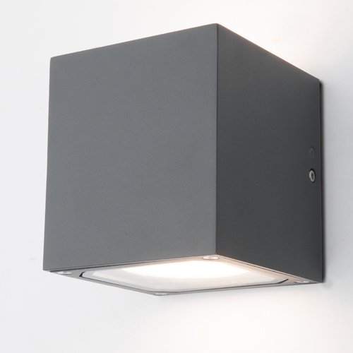 SLV Sitra Cube Wandleuchte, GX53, maximal 9 W, anthrazit 232535