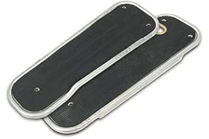 BISOMO Trittbrett im Satz 1. Wahl mit schwarzem Gummibelag links + rechts Simson Schwalbe KR51