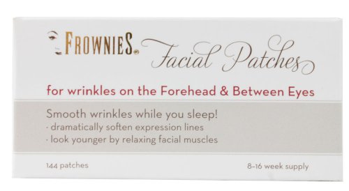Frownies Forehead & Between Eyes 144 Facial Patches- Natural Wrinkle Reducer
