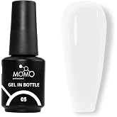Gel In Bottle No.05, Akıllı Fır&ccedil;alı Protez Tırnak Jeli, Uv Korumalı Rakı Beyazı, 18 ml
