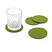 Produktbild Oblique-Unique® Filzuntersetzer rund 4er Pack für Tisch und Bar - Glasuntersetzer Untersetzer aus Filz (Grün)