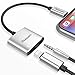 Price comparison product image iNassen Headphone Jack to 3.5mm Audio Adapter +Charger Adapter for iPhone 7/7Plus for iPhone 8/8Plus for iPhone X to 3.5mm Headset Headphone.3 in1 Jack to 3.5mm Headphone Adapter for iPhone 7.Headphone Audio Splitter and Charging Adaptor(Support Audio+Charge+Volume Control+Compatible for All iOS Systems)-Silver