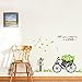 Produktbild KPOIYRL Kreative Dreirad Liebe Abnehmbare Wohnzimmer Schlafzimmer Selbstklebende Wandbild Wandaufkleber Aufkleber Dekor Kunst Poster Dekoration