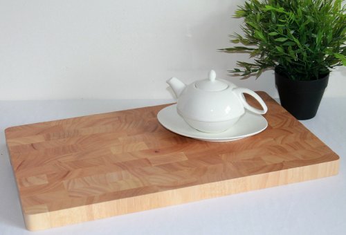 Massives Sushi-Schneidebrett aus Holz – Extra Große Schneidefläche (50x30x2,7cm) - 7