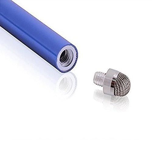 The Friendly Swede 3 Stück Hybrid Stylus Touchscreen Eingabestift mit austauschbarer Mikrofaserspitze (dunkelblau, hellblau, lila) - 2