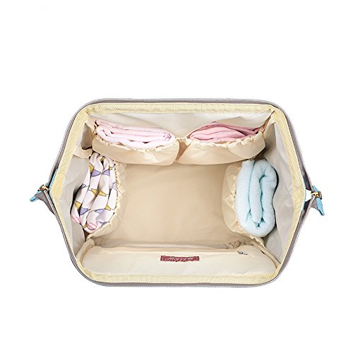 SUNVENO Multifunktions Large Capacity Mama Rucksack Baby Windel Windel Umhängetasche Schulter Rucksack - 5