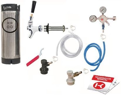 One Keg Door Mount Homebrew Kegerator Conversion Kit Ball Lock - by Strange Brew