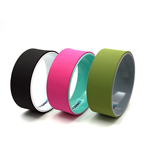 Ocean5 Yoga-Wheel Karna, Flexibilitätsförderndes Trainings-Rad, 33cm Yoga-Rolle zur schonenden entlastung ihrer Wirbelsäule - 5