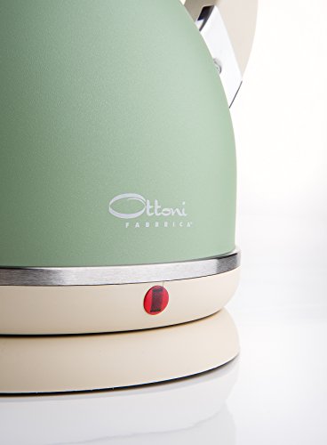 Ottoni Fabbrica Neuer Italienischer Top Wasserkocher aus Edelstahl „Alice Primavera“ 2400W 1,7l. - 3