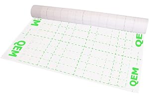 QEM Rouleau Pare vapeur Frein vapeur Ecran frein vapeur intissé HYGROV+ EcoF18 pour isolation intérieur mur, plafonds, sous toiture (25m²) - rouleau(x) de 25x1m