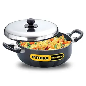 Hawkins Futura Non-Stick All-Purpose Pans with Steel Lid, 3.0 Litres