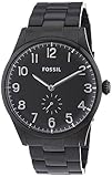 Fossil Herren-Armbanduhr XL Analog Quarz Edelstahl FS4854