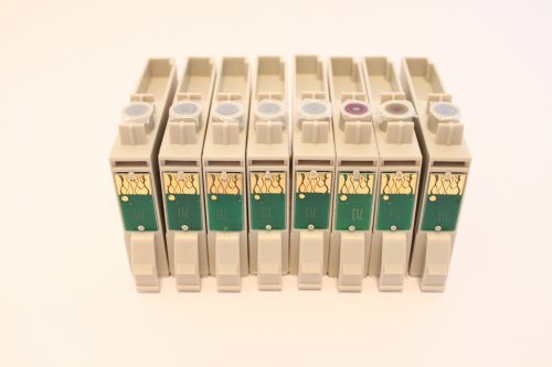 8x Epson Stylus SX410 Kompatible Druckerpatronen – Cyan / Gelb / Magenta / Schwarz- PATRONEN MIT NEUESTEN CHIP - 2