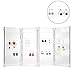 Produktbild Kunststoff Ohrringe Display-StäNder, Faltbare 4-Panel Schmuck Halter Ohrstecker Storage Rack Organizer(Transparent)