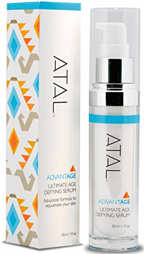 Anti Ageing Serum by ATAL - Best Anti Wrinkle Moisturiser Cream - Stimulates Collagen - Powerful Antioxidants - Firms & Hydrates Skin - Effective Skincare Product for Women & Men - 1oz/30ml