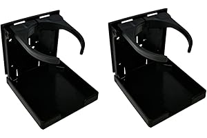 N\A 2 soportes plegables para bebidas de coche ajustables para coches, camiones, vehículos recreativos, furgonetas