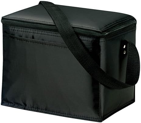 Koozie Insulated Lunch Shoulder Carry Cooler Bag, Black
