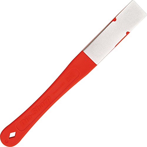 DMT Dia-Sharp Mini-Hone Abziehfeile, Diamantschärfer fein, 6,35 cm / 2,5 Zoll, rot, D2F