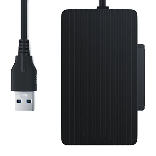 CSL – USB 3.0 zu SATA Adapter + Hub USB 3.0 + Cardreader | Multifunktionsadapter / Konverter UASP für 2.5 / 3.5 Zoll SATA HDD / SSD Laufwerke | SATA 3.0 / 6GB/s | integrierter TF / microSD / SD-Cardreader - 4